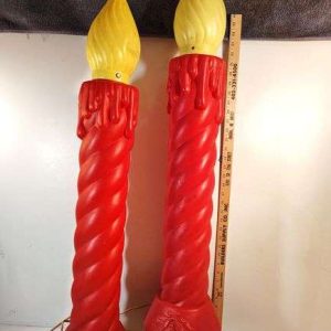 Tall vintage candles